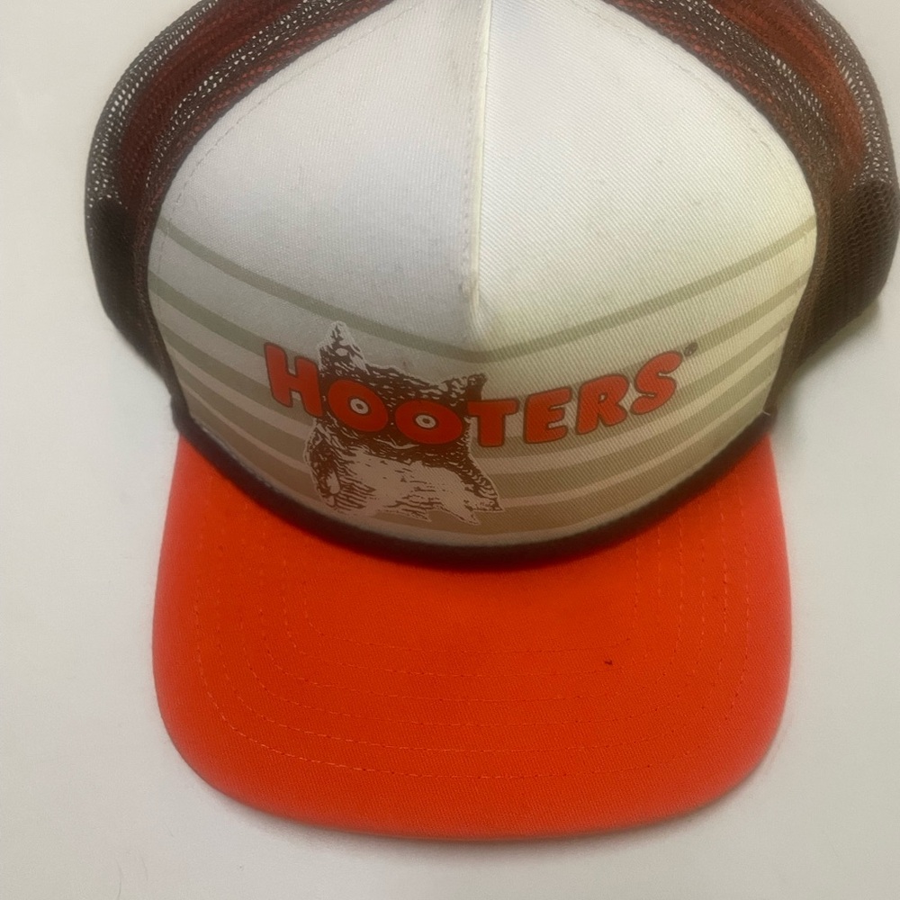 Hooters Orange & Brown Mesh Trucker Hat